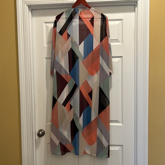 Torrid Chiffon Hi-Lo Kimono sz00 - Picture 10 of 10